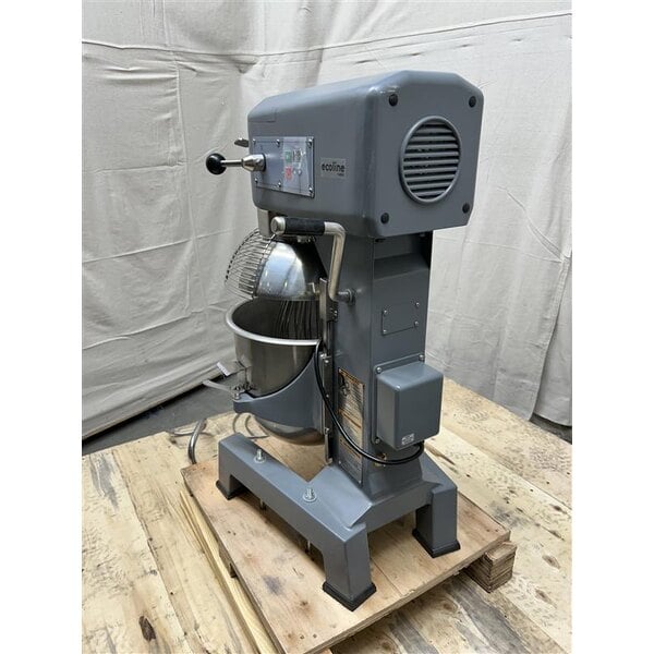 Scratch and Dent Ecoline by Hobart EMM20-1STD 20 Qt. Planetary Stand Mixer with Guard & Standard Accessories - 120V, 1 HP