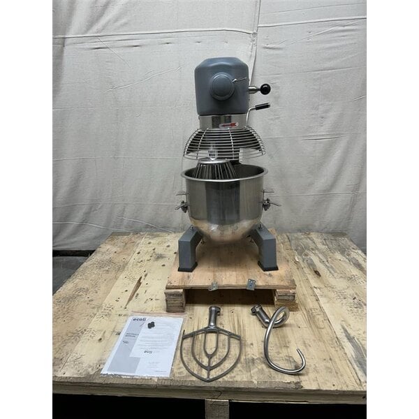 Scratch and Dent Ecoline by Hobart EMM20-1STD 20 Qt. Planetary Stand Mixer with Guard & Standard Accessories - 120V, 1 HP