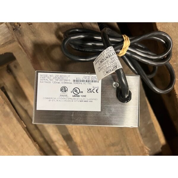 Scratch and Dent Kitchen Brains® Z040120HFCLT (FAST.)® ZAP Timer LT Digital 4-Product 99 Hour Timer with Universal Mounting Kit - 120V