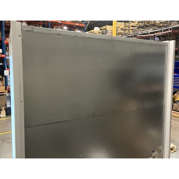 Scratch and Dent Avantco VOA-60-W 59 1/8" White Extra Deep Vertical Open Air Merchandiser with LED Lighting - 115V