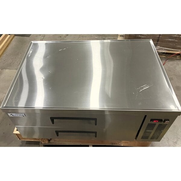 Scratch and Dent Avantco CBE-48-HC 48" 2 Drawer Refrigerated Chef Base