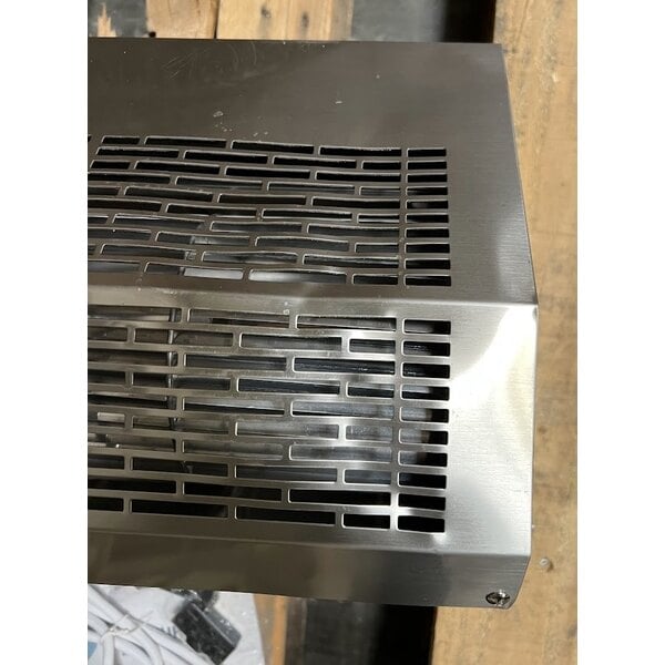 Scratch and Dent Boltic 72" Stainless Steel Air Curtain with Plunger Door Switch