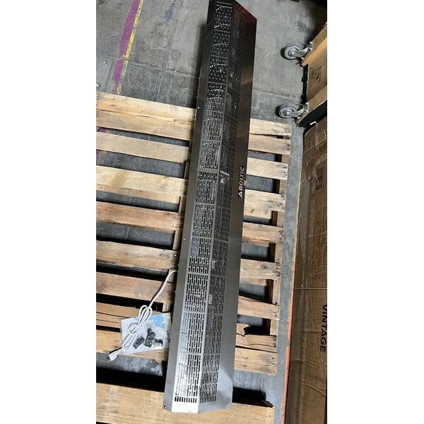 Scratch and Dent Boltic 72" Stainless Steel Air Curtain with Plunger Door Switch