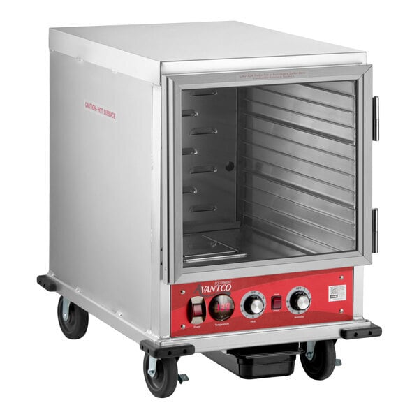 Scratch and Dent Avantco HPI-1812 Undercounter Half Size Insulated Heated Holding / Proofing Cabinet with Clear Door - 120V