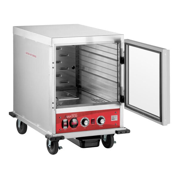 Scratch and Dent Avantco HPI-1812 Undercounter Half Size Insulated Heated Holding / Proofing Cabinet with Clear Door - 120V