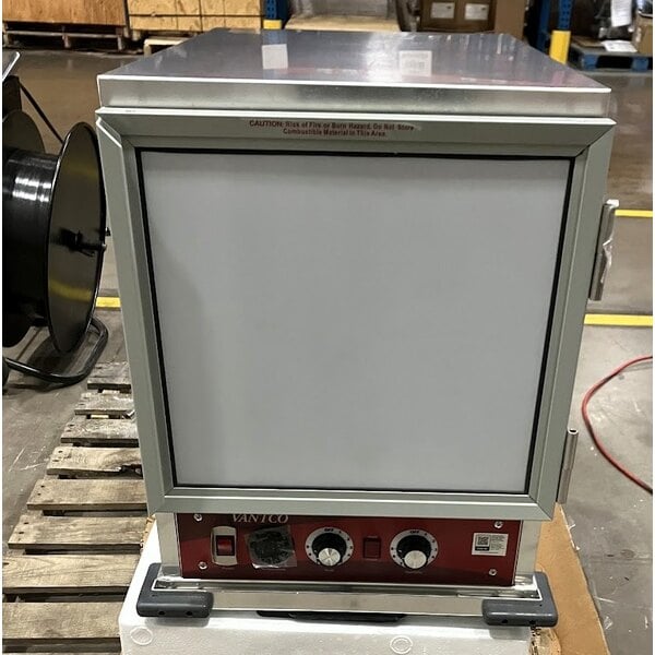 Scratch and Dent Avantco HPI-1812 Undercounter Half Size Insulated Heated Holding / Proofing Cabinet with Clear Door - 120V
