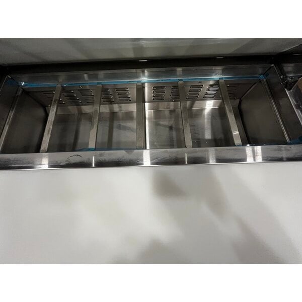 Scratch and Dent Avantco APT-48-HC 47" 2 Door Refrigerated Sandwich Prep Table