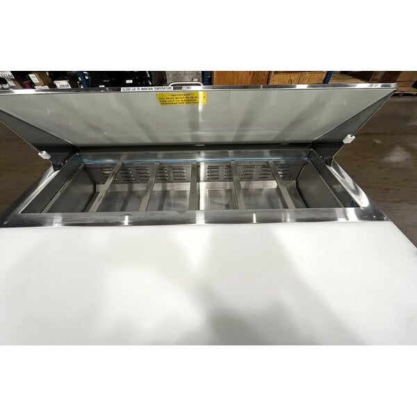 Scratch and Dent Avantco APT-48-HC 47" 2 Door Refrigerated Sandwich Prep Table