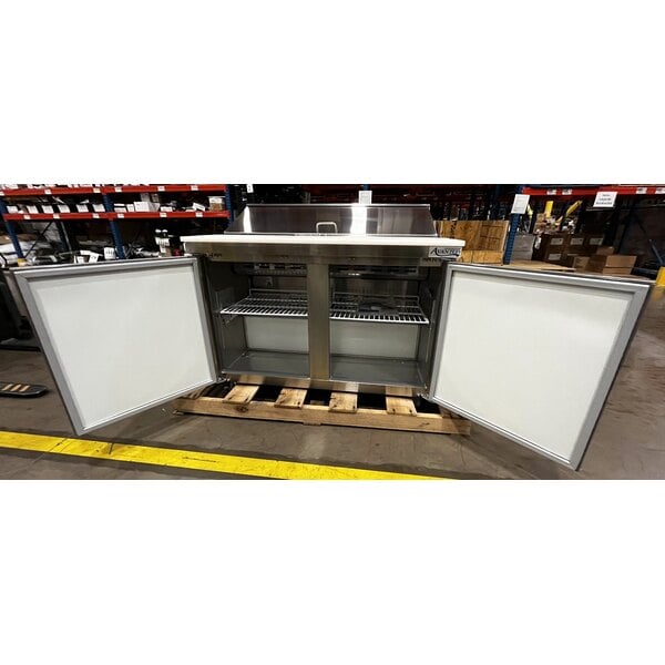 Scratch and Dent Avantco APT-48-HC 47" 2 Door Refrigerated Sandwich Prep Table