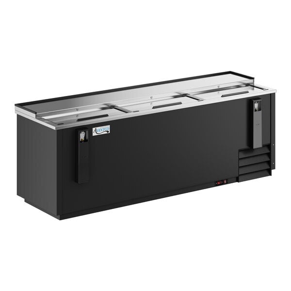 Scratch and Dent Avantco HBB-95-HC 95" Black Horizontal Bottle Cooler