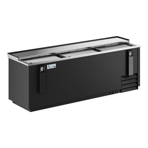Scratch and Dent Avantco HBB-95-HC 95" Black Horizontal Bottle Cooler