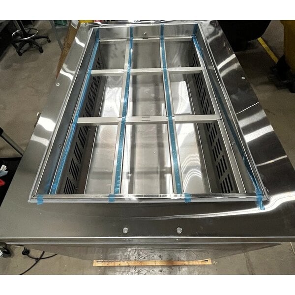 Scratch and Dent Avantco SS-CFT-48-HC 48" Stainless Steel Refrigerated Salad Bar / Cold Food Table