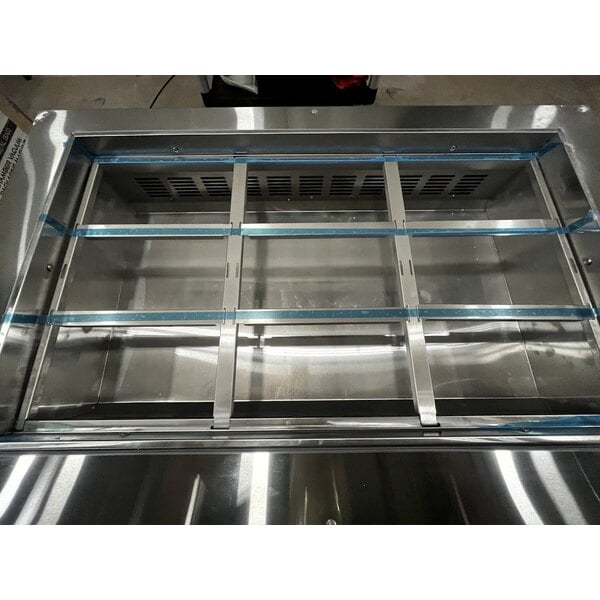 Scratch and Dent Avantco SS-CFT-48-HC 48" Stainless Steel Refrigerated Salad Bar / Cold Food Table