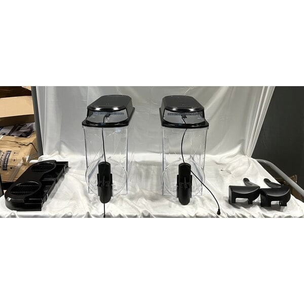 Scratch and Dent Bunn 58000.0010 Ultra NX Black Double 3 Gallon Slushy Machine - 120V