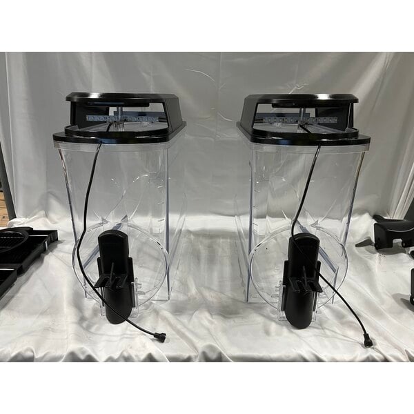 Scratch and Dent Bunn 58000.0010 Ultra NX Black Double 3 Gallon Slushy Machine - 120V