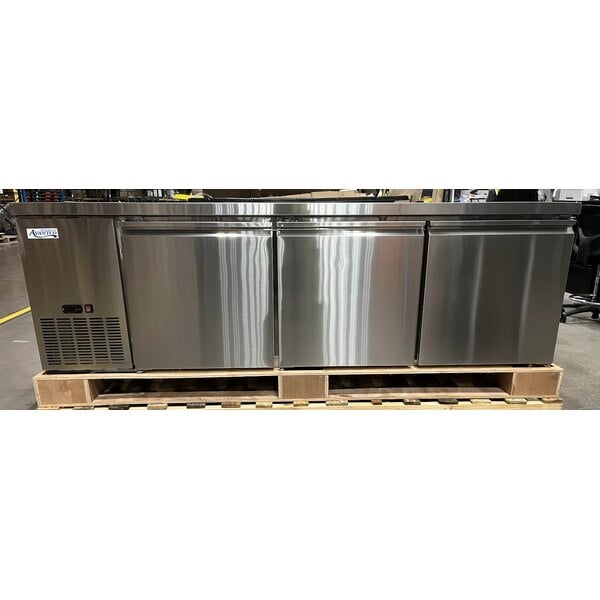 Scratch and Dent Avantco SS-UD-3R 93" Stainless Steel Extra Deep Undercounter Refrigerator
