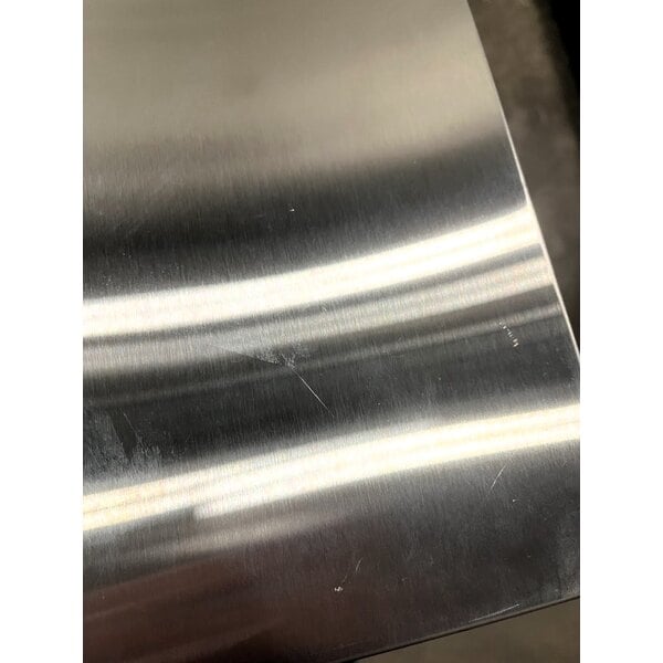 Scratch and Dent Avantco SS-WD-3R 93" Stainless Steel Extra Deep Worktop Refrigerator with 3 1/2" Backsplash
