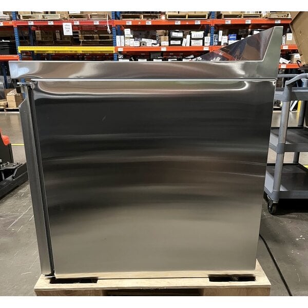 Scratch and Dent Avantco SS-WD-3R 93" Stainless Steel Extra Deep Worktop Refrigerator with 3 1/2" Backsplash