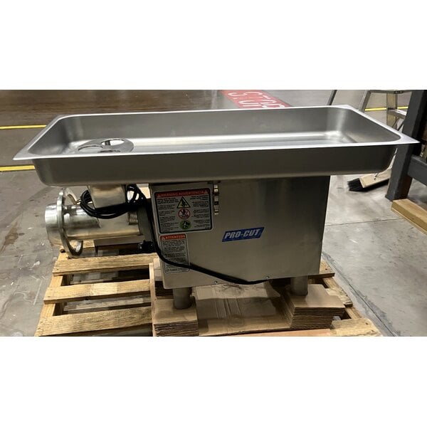 Scratch and Dent ProCut KG-22-W #22 Electric Meat Grinder with Safe Guard - 110V, 1 hp