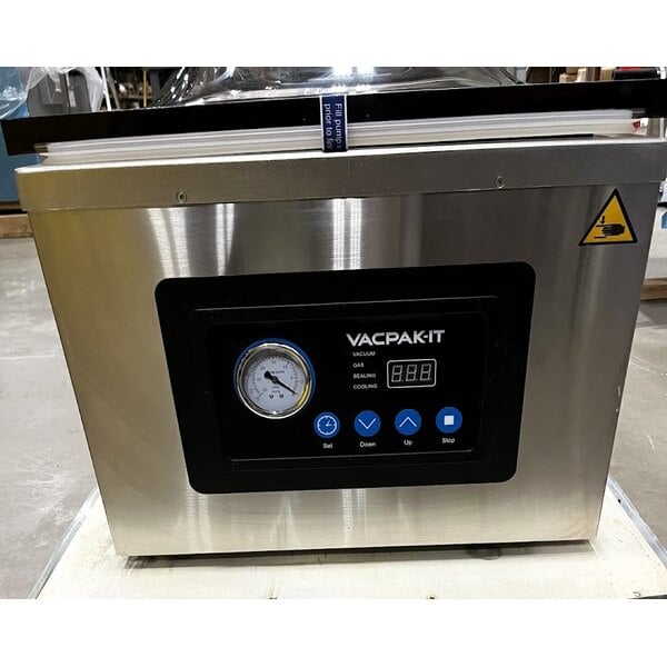 Scratch and Dent VacPak-It VMC16 Chamber Vacuum Packaging Machine with 16" Seal Bar and Oil Pump