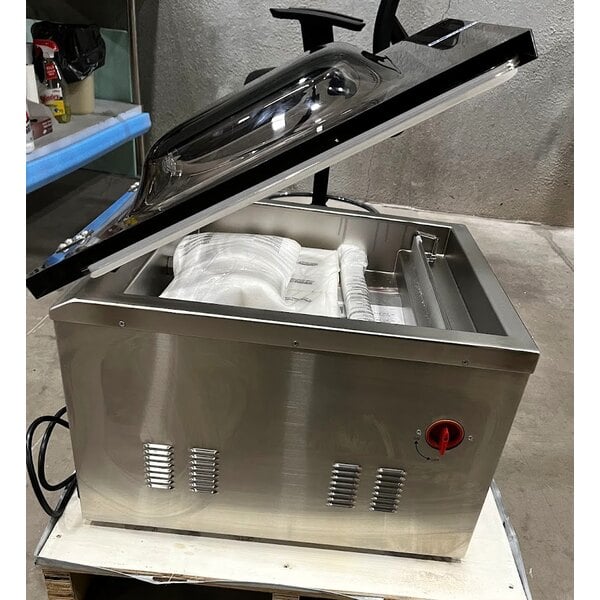 Scratch and Dent VacPak-It VMC16 Chamber Vacuum Packaging Machine with 16" Seal Bar and Oil Pump
