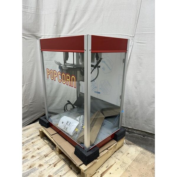 Scratch and Dent Paragon 198116 1981 Venue Pop 16 oz. Red Classic Countertop Popcorn Machine - 120V