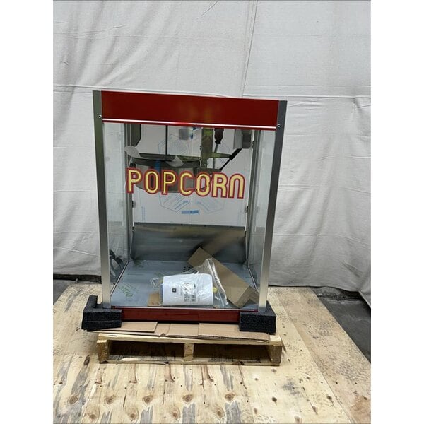 Scratch and Dent Paragon 198116 1981 Venue Pop 16 oz. Red Classic Countertop Popcorn Machine - 120V