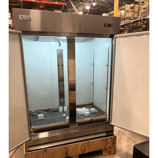 Scratch and Dent Avantco A-49R-HC 54" Solid Door Reach-In Refrigerator