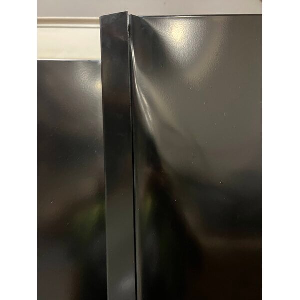 Scratch and Dent Tennsco 18" x 36" x 72" Black Deluxe Storage Cabinet with Solid Doors - Assembled 7218DLX-BLK