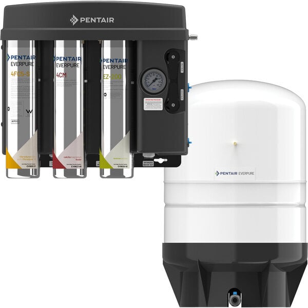 Scratch and Dent Everpure EV9975-61 EZ-RO 200/10G-BL Blended Reverse Osmosis System with White 10 Gallon Tank - 200 GPD
