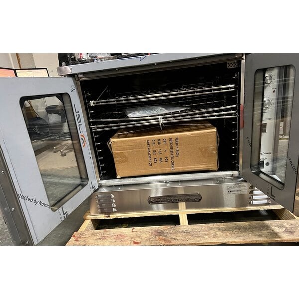 Scratch and Dent Southbend PCG50S/SD Platinum Series 5-Shelf Single Deck Full Size Standard Natural Gas Convection Oven - 50,000 BTU