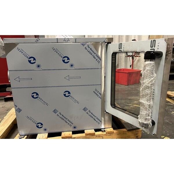 Scratch and Dent Southbend PCG50S/SD Platinum Series 5-Shelf Single Deck Full Size Standard Natural Gas Convection Oven - 50,000 BTU