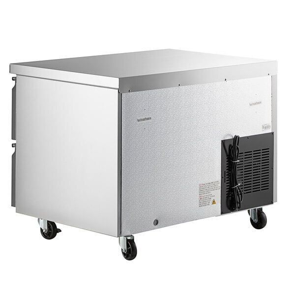 Scratch and Dent Avantco SS-UD-1RA 44" Stainless Steel Two Drawer Extra Deep Undercounter Refrigerator