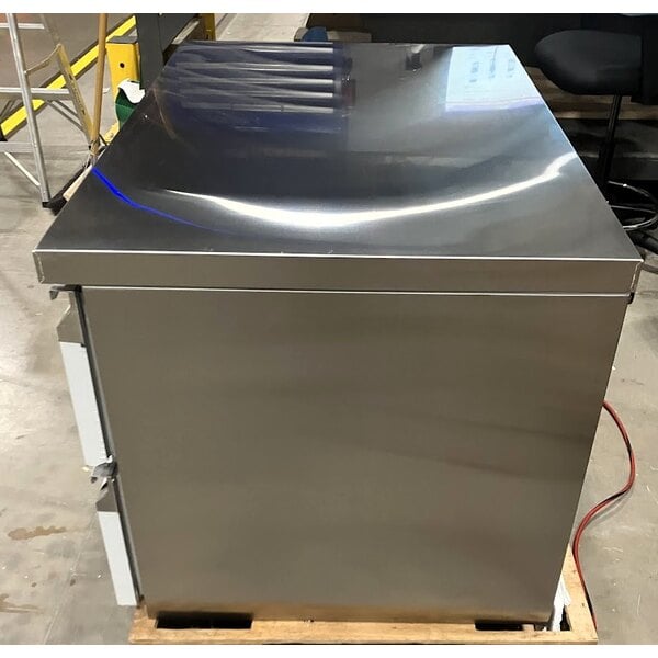 Scratch and Dent Avantco SS-UD-1RA 44" Stainless Steel Two Drawer Extra Deep Undercounter Refrigerator