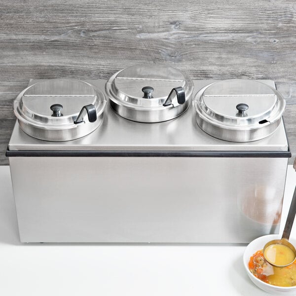 Scratch and Dent Vollrath 72051 Cayenne 28 3/4" x 13 3/4" Heat 'n Serve 4/3 Size Countertop Food Rethermalizer - 120V, 1600W