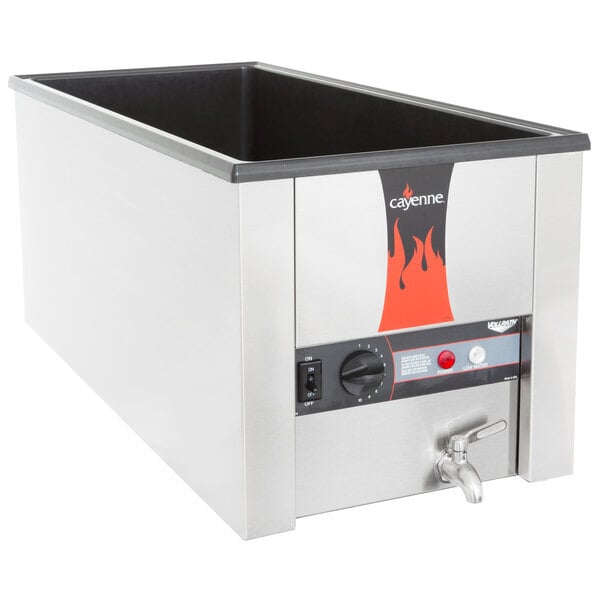 Scratch and Dent Vollrath 72051 Cayenne 28 3/4" x 13 3/4" Heat 'n Serve 4/3 Size Countertop Food Rethermalizer - 120V, 1600W
