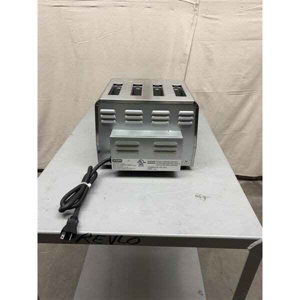 Scratch and Dent Waring WCT805B Heavy Duty 4 Slice Toaster 208V