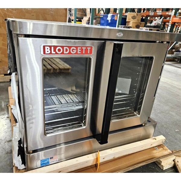 Scratch and Dent Blodgett ZEPHAIRE-100-E Single Deck Full Size Standard Depth Electric Convection Oven with Draft Diverter -220/240V, 3 Phase, 11kW