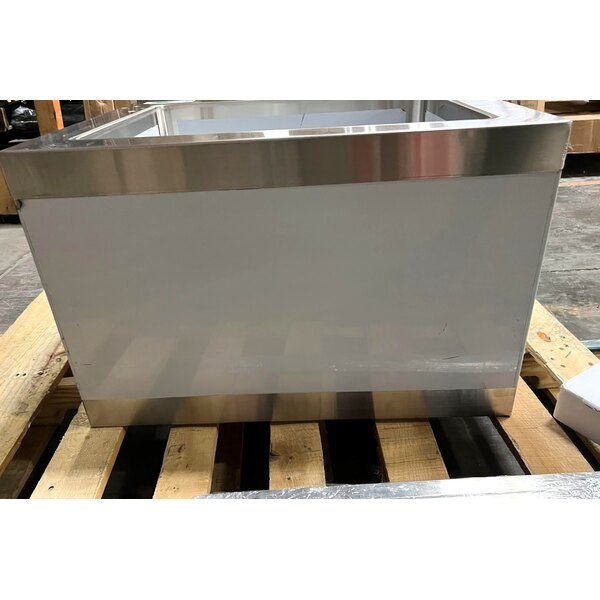 Scratch and Dent Regency 25" 16-Gauge Stainless Steel One Compartment Floor Mop Sink - 20" x 16" x 12" Bowl