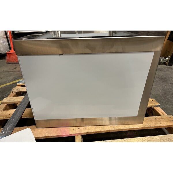 Scratch and Dent Regency 25" 16-Gauge Stainless Steel One Compartment Floor Mop Sink - 20" x 16" x 12" Bowl