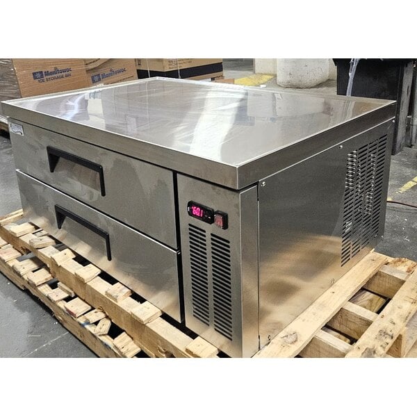Scratch and Dent Avantco CBE-48-HC 48" 2 Drawer Refrigerated Chef Base