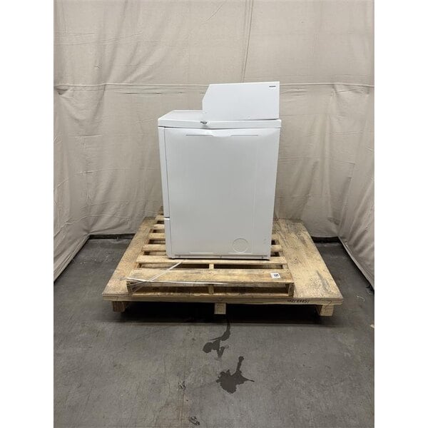 Scratch and Dent Speed Queen Quantum Gold Pro DV6000WE 7.0 cu. ft. 27" Left Hinged Front Load Electric Commercial Dryer with Rear Control - Coin Operated