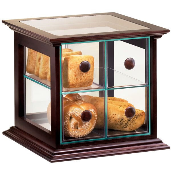 Scratch and Dent Cal-Mil 813-52 Westport Four Drawer Wood Frame Bread Box - 16 1/2" x 15" x 15 3/4"