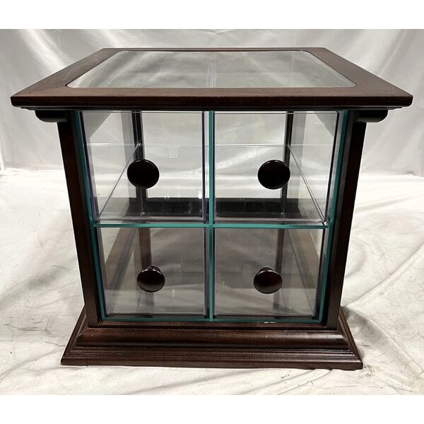 Scratch and Dent Cal-Mil 813-52 Westport Four Drawer Wood Frame Bread Box - 16 1/2" x 15" x 15 3/4"