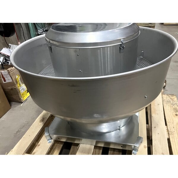 Scratch and Dent Canarm 16 1/2" Variable Speed Upblast Direct-Drive Aluminum Exhaust Fan ALX165-UD100EC - 2,974 CFM, 1 Phase, 1 hp