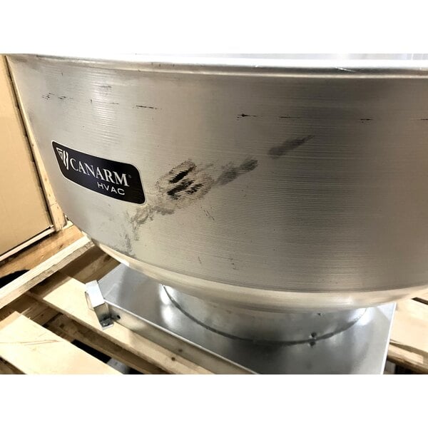 Scratch and Dent Canarm 16 1/2" Variable Speed Upblast Direct-Drive Aluminum Exhaust Fan ALX165-UD100EC - 2,974 CFM, 1 Phase, 1 hp