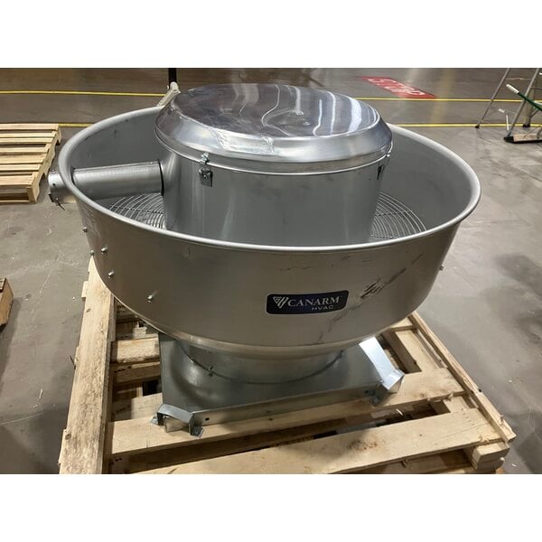 Scratch and Dent Canarm 16 1/2" Variable Speed Upblast Direct-Drive Aluminum Exhaust Fan ALX165-UD100EC - 2,974 CFM, 1 Phase, 1 hp