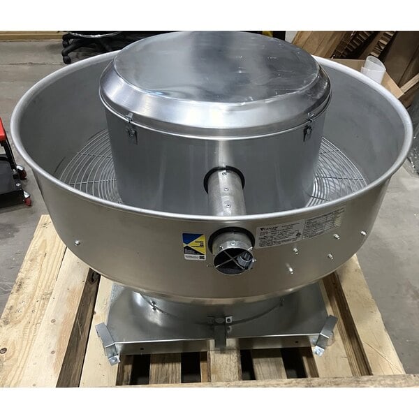 Scratch and Dent Canarm 16 1/2" Variable Speed Upblast Direct-Drive Aluminum Exhaust Fan ALX165-UD100EC - 2,974 CFM, 1 Phase, 1 hp