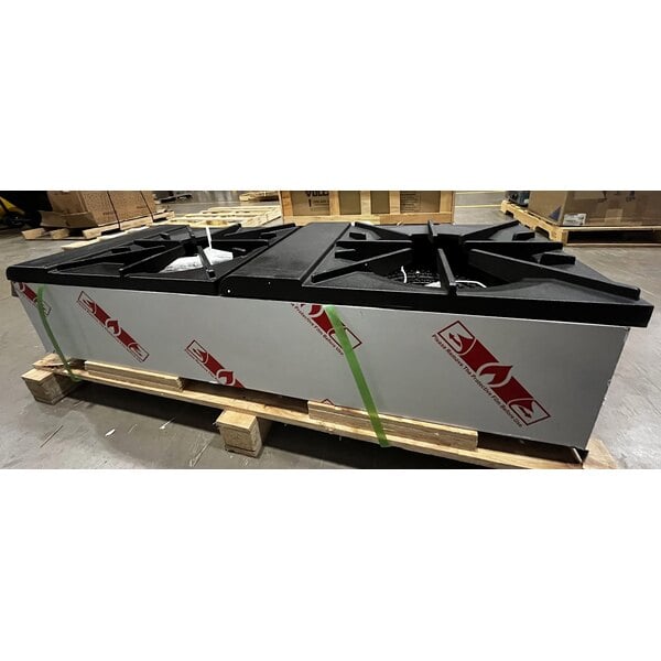 Scratch and Dent Vulcan VSP200F Natural Gas 2 Burner Stock Pot Range - 220,000 BTU