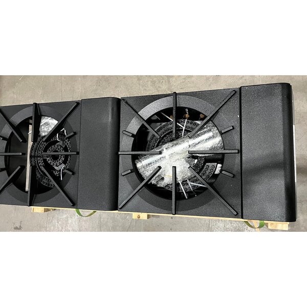 Scratch and Dent Vulcan VSP200F Natural Gas 2 Burner Stock Pot Range - 220,000 BTU